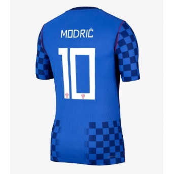 Billige Fotballdrakt Kroatia Luka Modric #10 Replika Bortedrakt VM 2026 Kortermet